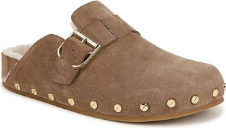 Veronica Beard Fern 2 Genuine Shearling Clog in Taupe at Nordstrom, Size 11