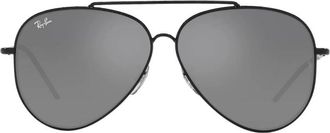 Ray-Ban Aviator Reverse Grey Mirror Silver Pilot Unisex Sunglasses RBR0101S 002/GS 59