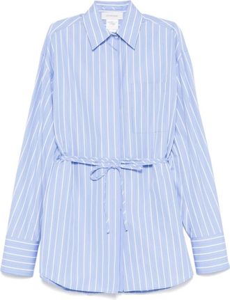 Sportmax Overhemden - Dames - Overhemden - Blauw - 2XS - Katoen - Overhemden