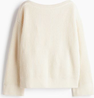 H&M Oversized Pullover aus Wollgemisch - Beige