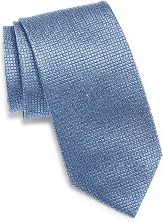 Nordstrom Solid Silk Tie in Light Blue at Nordstrom