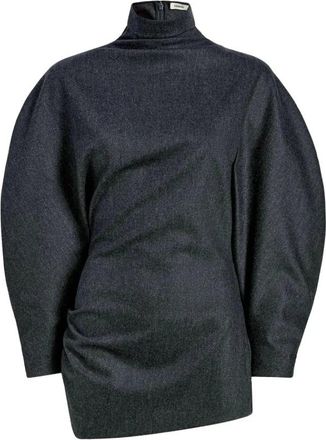 Khaite Harlow Top - Dames - Coltruien - Grijs - 2XS - Wol - Truien & Vesten