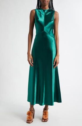 Ulla Johnson Lisbet Satin Dress in Lotus at Nordstrom Rack, Size 14