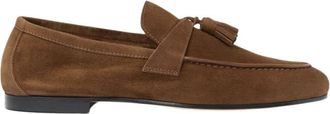 Scarosso Luisa Tassel Loafer - Dames - Loafers - Bruin - 35 EU - Leer - Schoenen