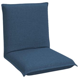 vidaXL Sill&oacute;n Ajustable Azul Tela Vidaxl