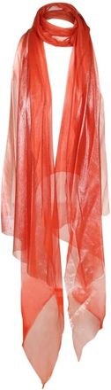 Maria Lucia Hohan Lichtgewicht stof- folie - Dames - Zijden sjaals - Oranje - ONE Size - Accessoires