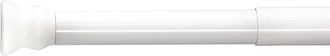 Ridder Barra De Cortina De Ducha Ajustable Blanca 110-245 Cm
