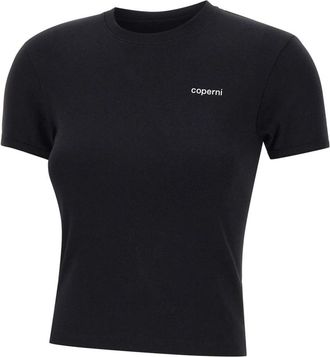 Coperni Baby Tee - Dames - T-shirts - Zwart - XS - Katoen - Tops