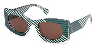 Max & Co. MO0131 95E Womens Sunglasses Green Size 52