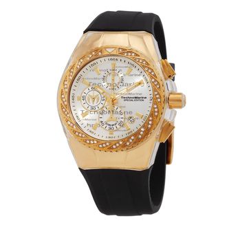 Technomarine Special Edition Cruise Glitz Chronograph Quartz White Dial Mens Watch TM-117002