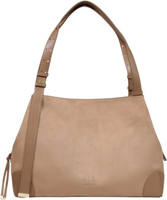 A|X Armani Exchange Alice M Tote Bag - Bags - Mujer - Beige - ONE SIZE