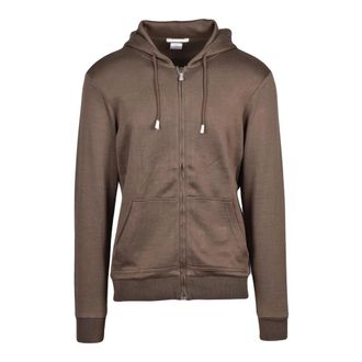 Eleventy Sudadera con cremallera - Sweatshirts & Hoodies - Hombre - Marr&oacute;n - M