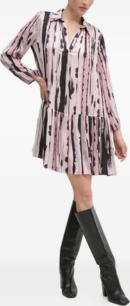 Sandro Ferrone Chemisier con stampa astratta - Rosa