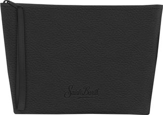 MC2 Saint Barth Aline Pouch - unisex - Clutches - Zwart - ONE Size - Leer - Tassen