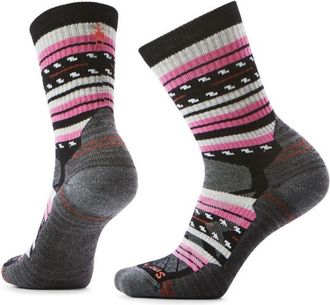 Smartwool Hike Light Cushion Margarita Crew Socks Wandersocken für Damen | grau