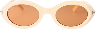 Tom Ford Oval Sunglasses Ft1186/S 25 E