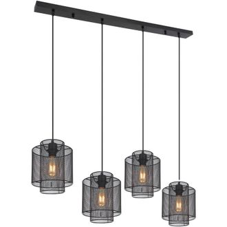 Globo Lighting Lampada a sospensione - Augustin - nero - metallo - - Globo