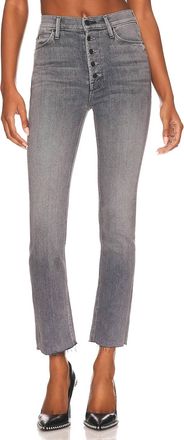 Mother The Pixie Dazzler Ankle Fray Jeans In Digging Up Dirt