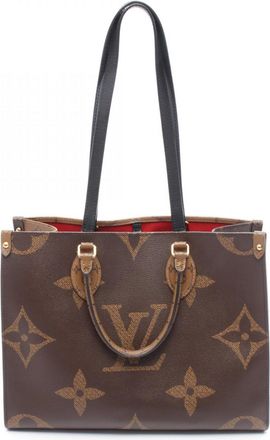 Louis Vuitton Beige Brown Monogram Monogram Reverse Monogram Monogram Reverse Tote Bag (Pre-Owned)