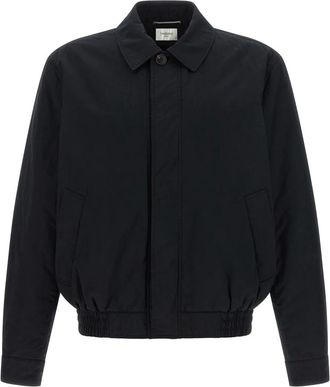 Saint Laurent Jassen, Heren, Zwart, M, Katoen, Cassandre Katoenen Jas