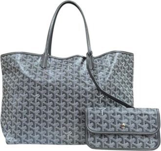 Goyard Gray Pvc Coated Canvas Tote Bag (Pre-Owned)