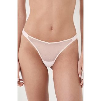 Etam Divine Brazilian Cut Thong in Rose Poudre at Nordstrom, Size Xx-Small