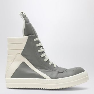 Rick Owens Geobasket sneakers in taupe/milk white