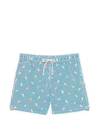 MC2 Saint Barth Lighting Micro Fantasy Icicle Stripes Swim Shorts