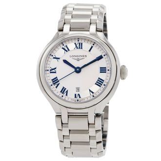 Longines Primaluna Quartz Silver Dial Ladies Watch L8.142.4.71.6