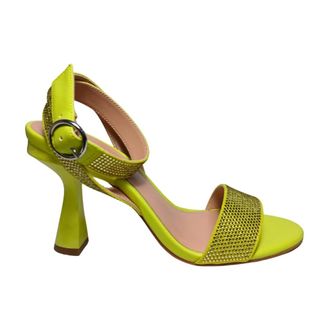 Liu Jo Schoenen, Dames, Groen, 38 EU, Sa 3117 Sandalen met Hoge Hak