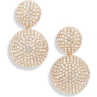 BaubleBar The Classic Statement Drop Earrings in Clear at Nordstrom Rack