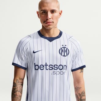 Nike Inter Milan 2026/27 Stadium Away Nike Mens Dri-FIT Soccer Replica Jersey in White | II1928-101