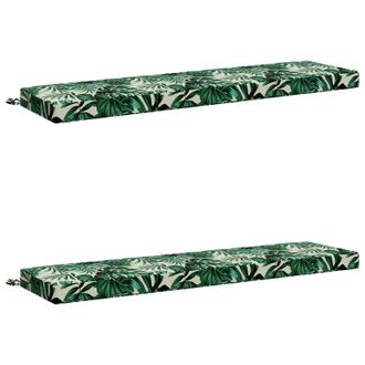 vidaXL Cuscini Per Panchina A 2 Pezzi Soest 2 Pz 100% Poliestere Vidaxl