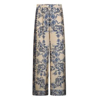 Liu Jo Wide Trousers, female, Multicolor, Size: XL Palazzo Pant