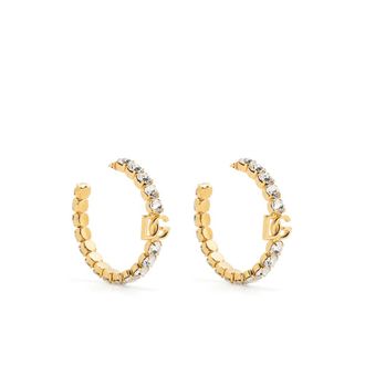 Dolce & Gabbana DG Crystal-embellished Hoop Earrings