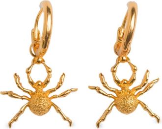 Lako Bukia X Natia Khutsishvili Spider hoop earrings - women - Gold Plated Brass - One Size