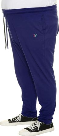 Maxfort Mens Plus Size 2 Pocket Tracksuit Bottoms with Elastic Waist, blue, 7XL
