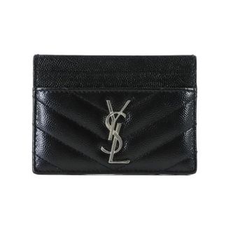 Saint Laurent Pre-owned Wallets, female, Black, Size: ONE SIZE Pre-owned Card Case