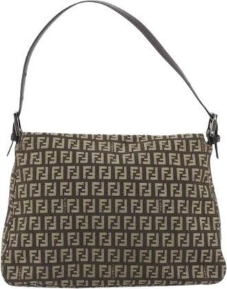 Fendi Pre-owned Vintage Shoulder Bag - Dames - Vintage Schoudertas - Bruin - ONE Size - Leer - Vintage