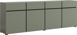 Petits Meubles Buf&eacute; 4 puertas 4 cajones paneles laminados verde