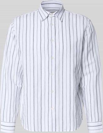 Selected Regular Fit Leinenhemd aus Baumwoll-Leinen-Mix Modell CLAY in Offwhite, Gr&ouml;&szlig;e XXL