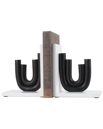 CosmoLiving by Cosmopolitan Set of 2 Modern Bookends
