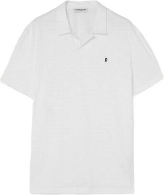 Dondup Polo con logo - Bianco