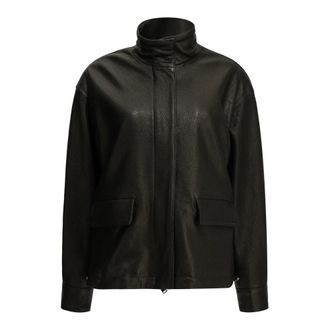 Semper Nappa Leren Jas - Heren - Jassen - Zwart - Maat: 3XS Zijde