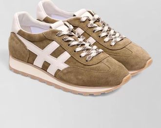 Hogan calfskin low-top sneakers