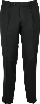 Michele Carbone Michele Carbone Virgin Wool Trousers - Black