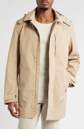 Save The Duck Battersea Water Resistant Hooded Jacket in Stardust Beige at Nordstrom Rack, Size Small