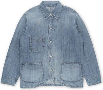 Fortela Trading Bleach Wash Denim Jacket in D240 at Nordstrom, Size X-Large Eu