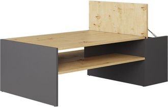 Vicco Tavolino da salotto Ruby, Rovere artigianale/antracite, 110 x 60 cm Vicco