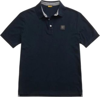 Blauer Logo Shield Polo Shirt - Heren - Polos - Blauw - L - Katoen - Tops